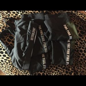 Woman’s leggings and sports bra